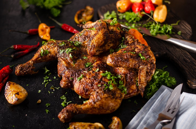 Grilled spicy chicken