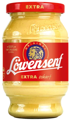 Löwensenf Senf, extra scharf 250ml